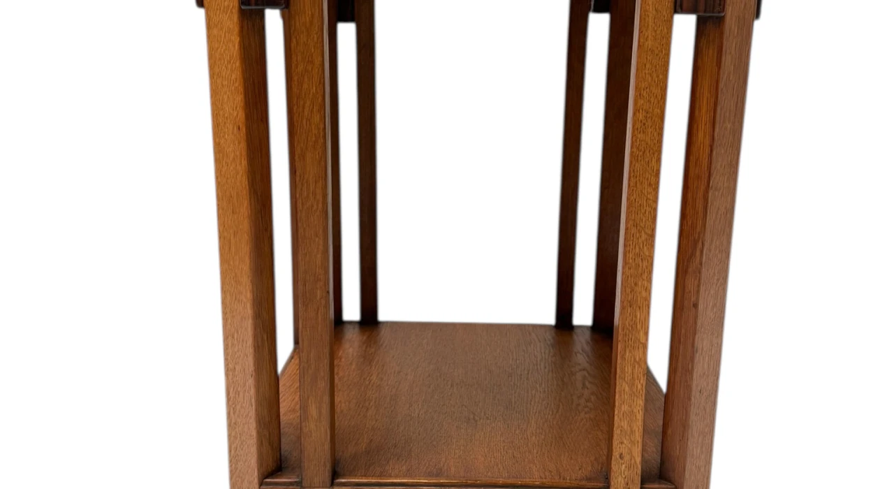 Art Deco Modernist Pedestal by Anton Lucas for N.V. Meubelkunst Leiden, 1920s